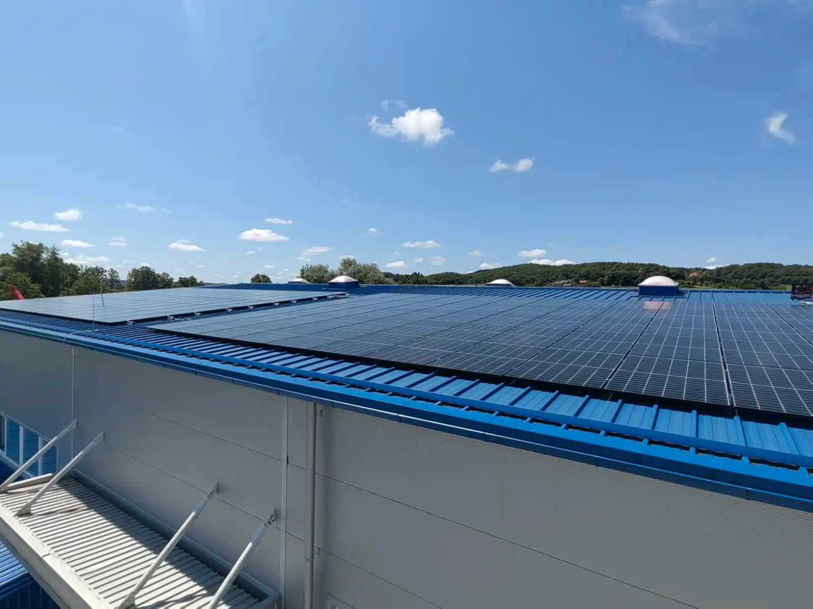 Impianto fotovoltaico sul tetto dello stabilimento produttivo di Ozalj