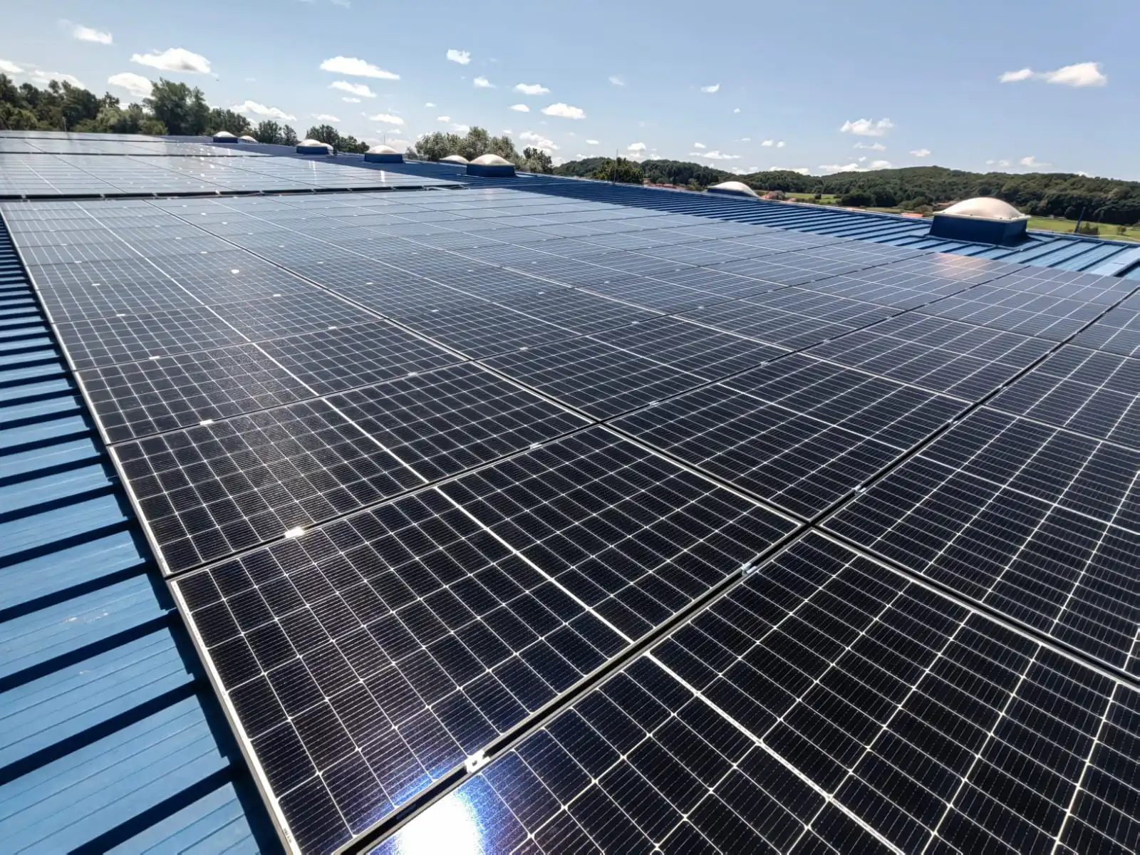 Impianto fotovoltaico sul tetto dello stabilimento produttivo di Ozalj