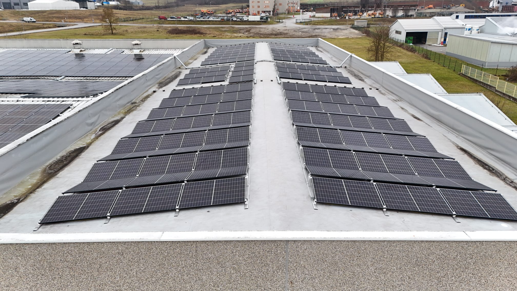 Impianto fotovoltaico sul tetto dello stabilimento produttivo di Karlovac