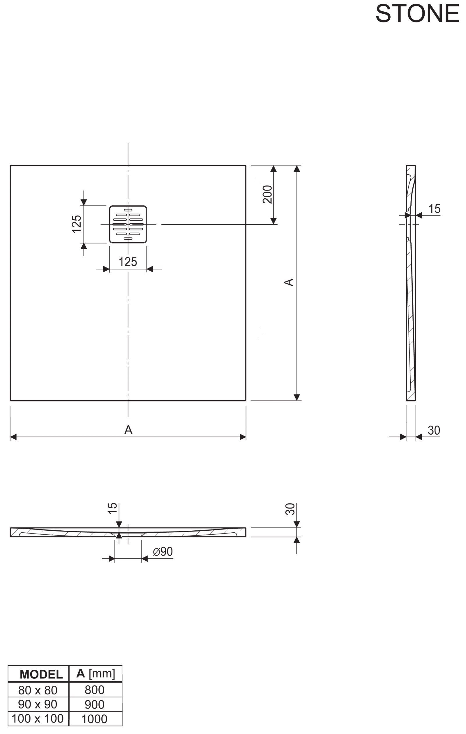 Stone quadratisch