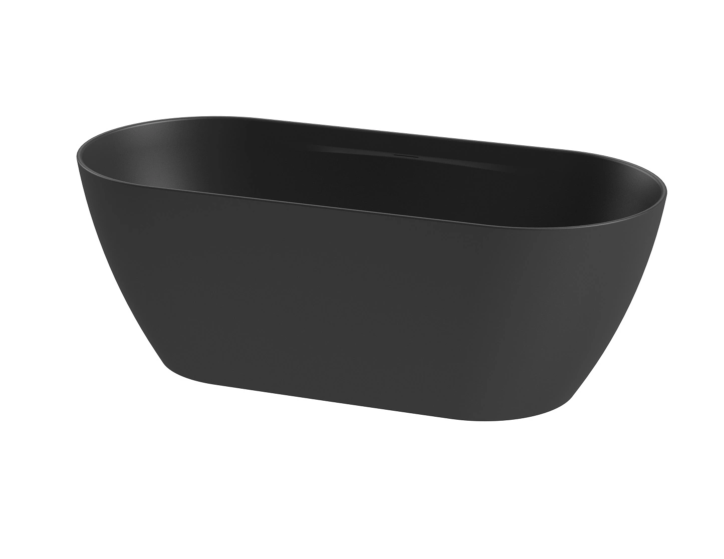 TITAN Long round 170x75 black
