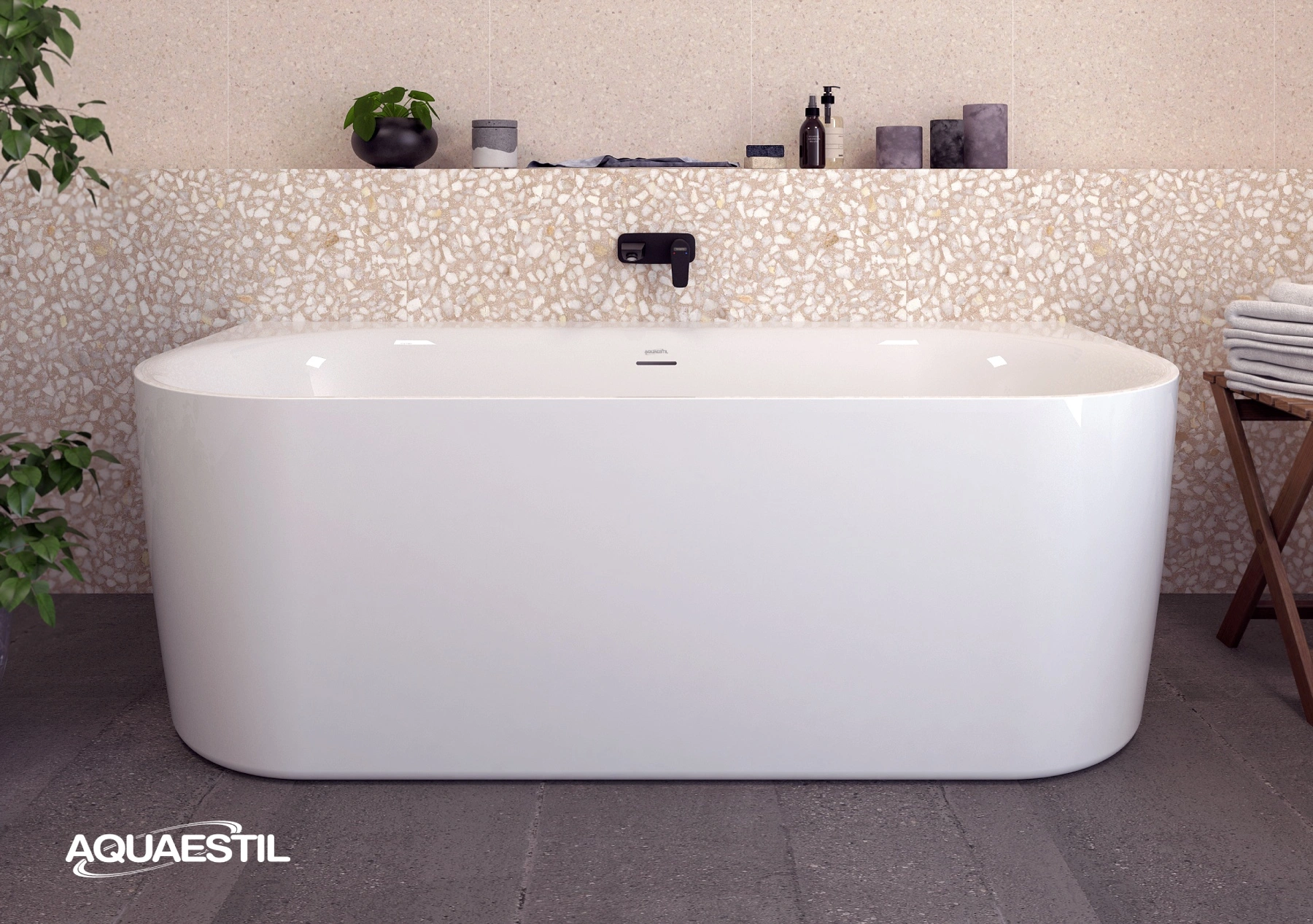 Metauro Free wall / white shiny