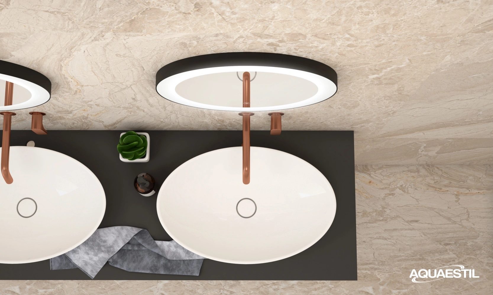 Jazz con lavabi Titan oval
