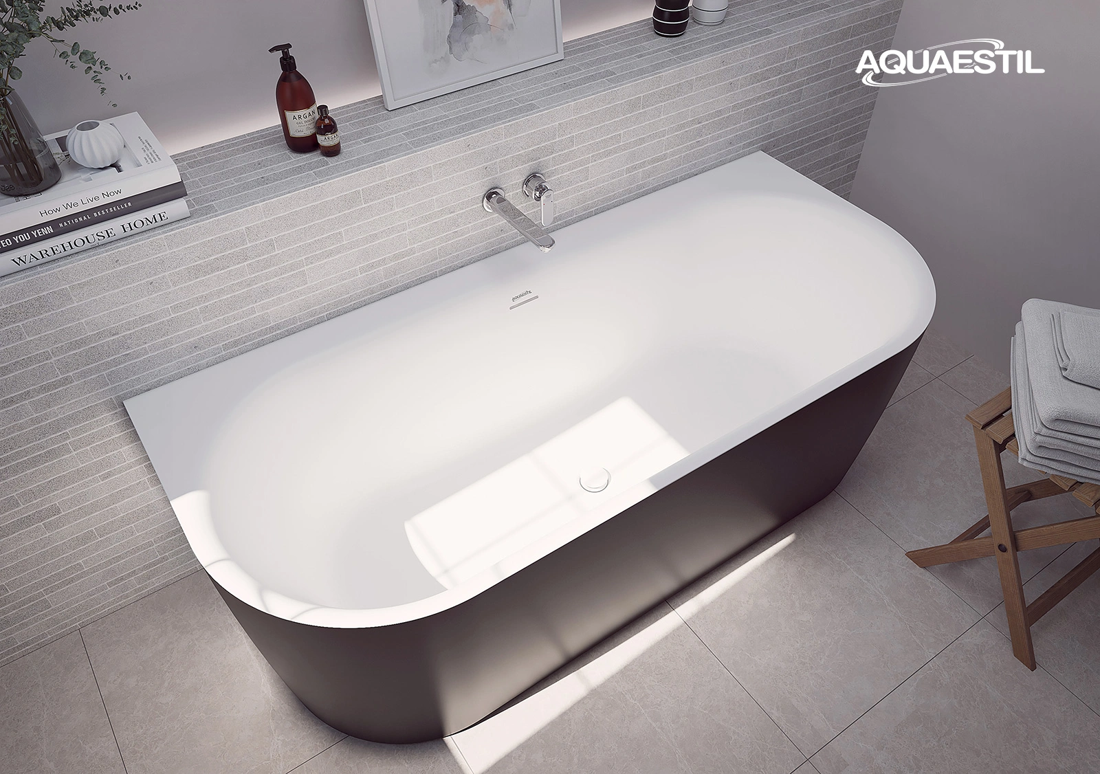 Metauro Free wall / white & black matte