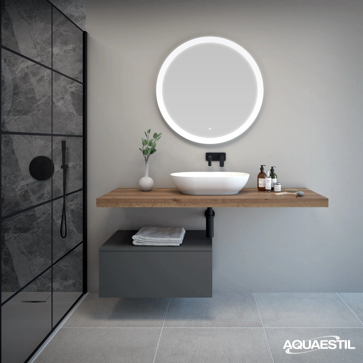 Jazz / composizione I / 160 cm / Titan long round