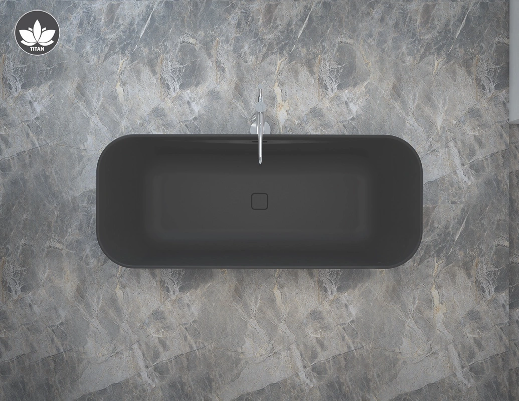 TITAN Square 170x70 black