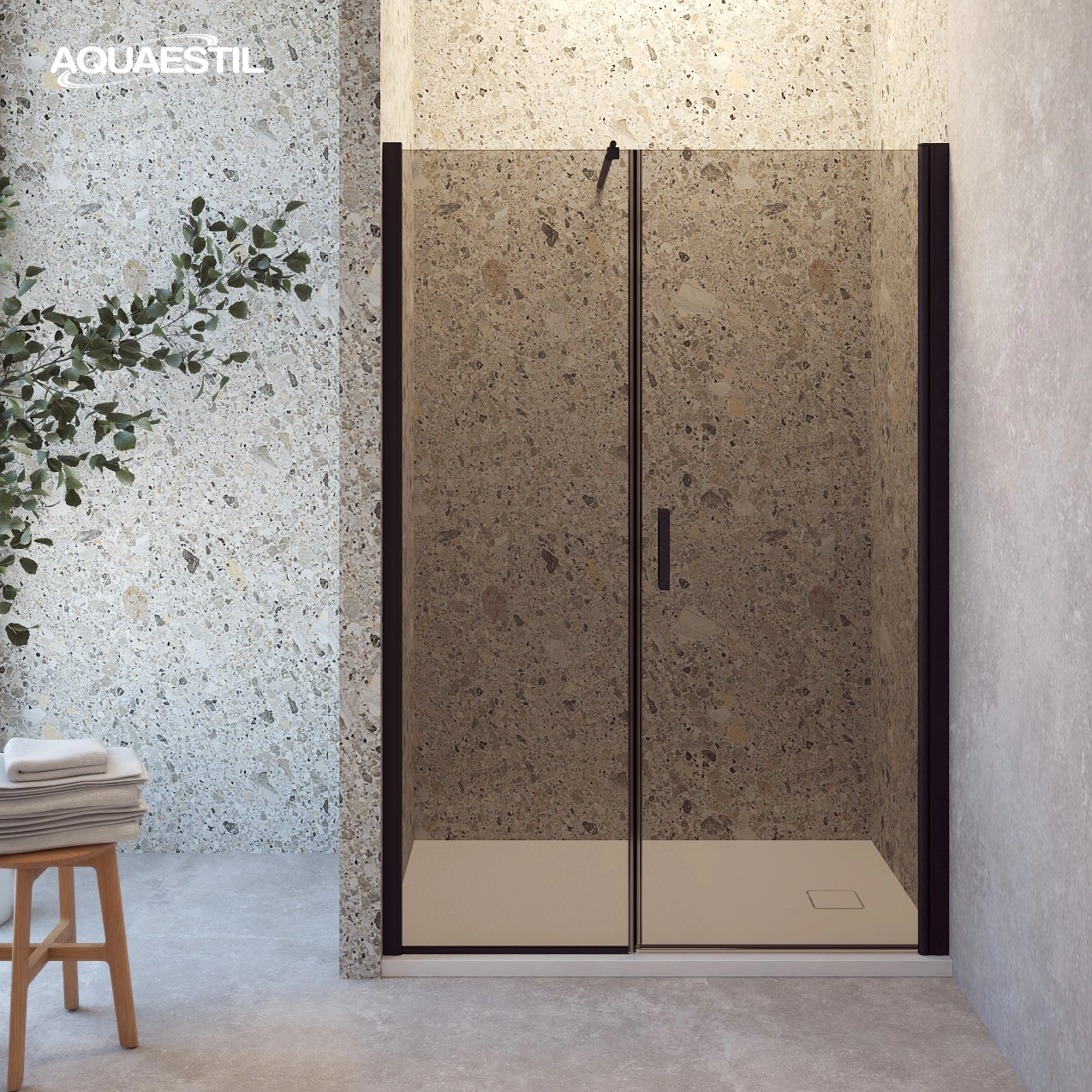 Mars D for niche (universal) / black profiles / gray glass