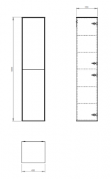 Unit TITAN 180, 2 doors
