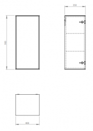 Unit TITAN 90, 1 door
