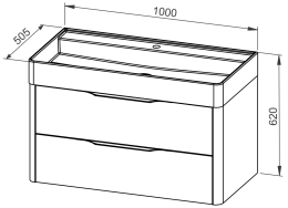 Baza ARDEA 100 s umivaonikom