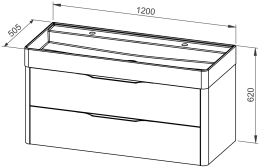 Baza ARDEA 120 s umivaonikom